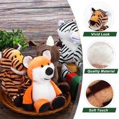 Elcoho tiger plush with striking stripes for imaginative adventures
