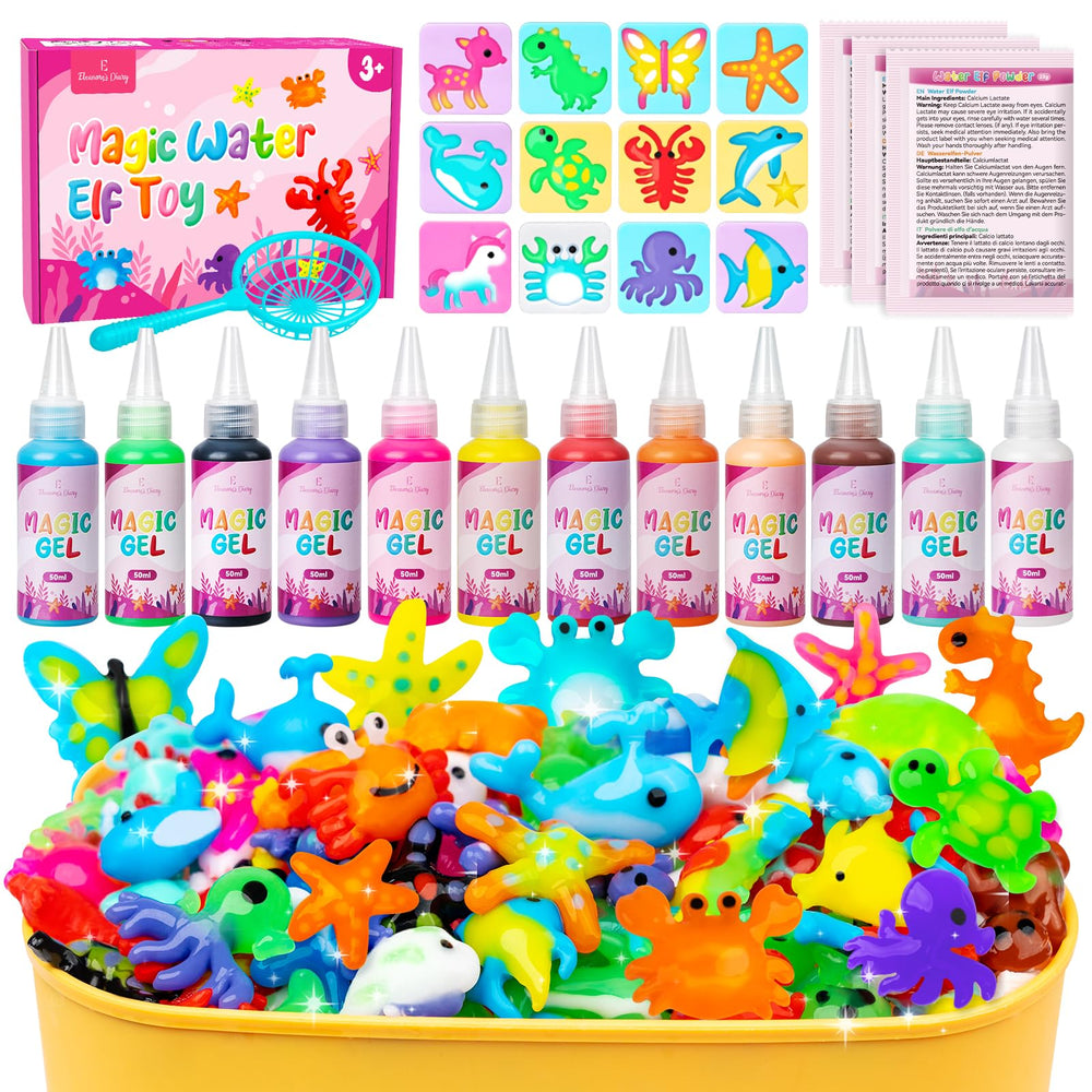 Eleanore's Diary Aqua Fairy kit packaging and instructions for quick setup and safe, creative play.