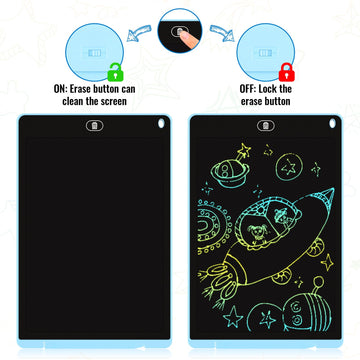 Electight 12-inch screen blue tablet supporting reusable drawing
