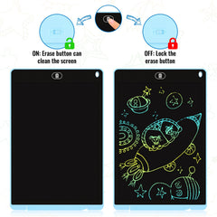 Electight 12-inch screen blue tablet supporting reusable drawing