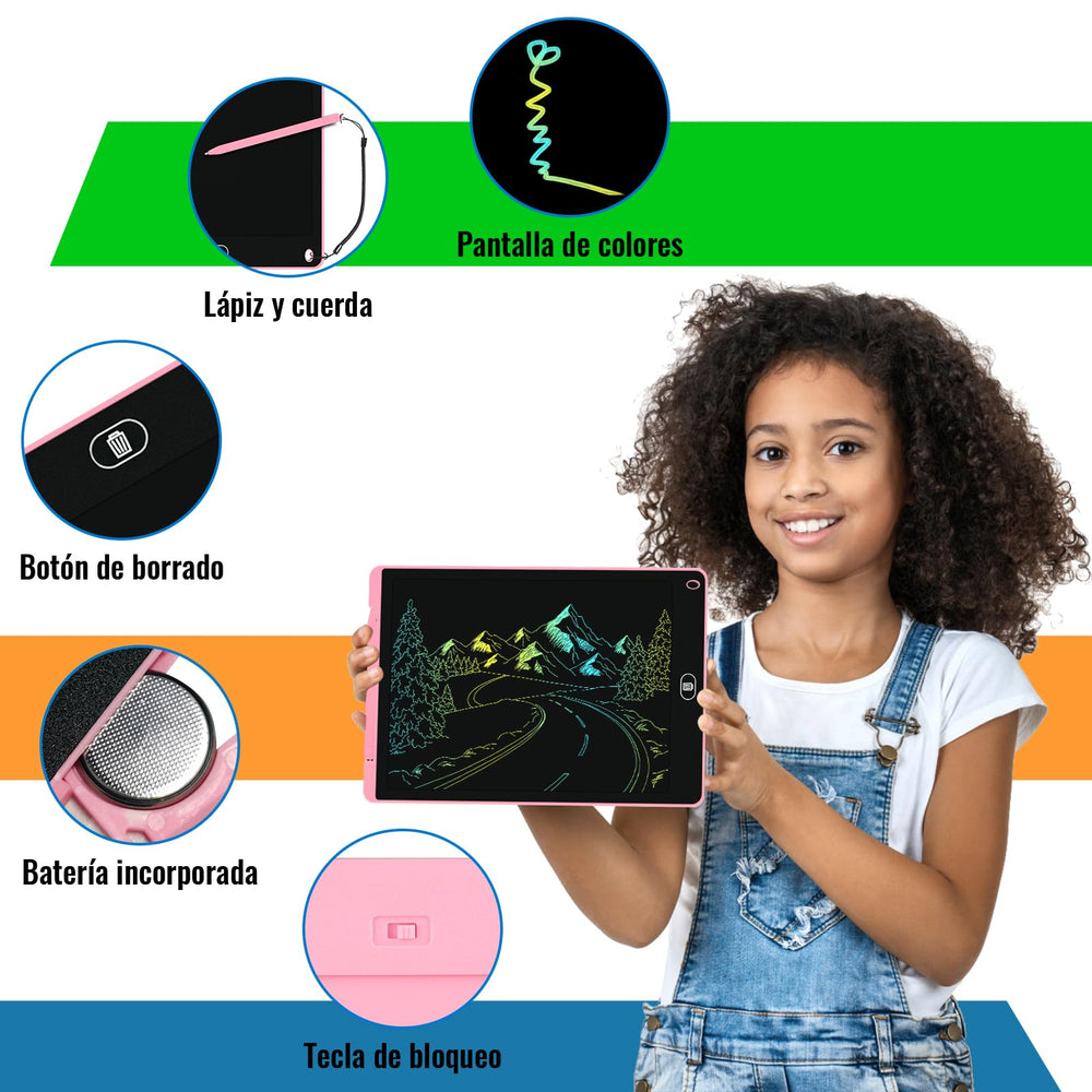 Electight eye-protective drawing tablet offers glare-free fun for home, car, or classroom.