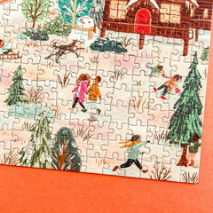 Elena Essex eco-friendly materials used in Alpine Holiday puzzle