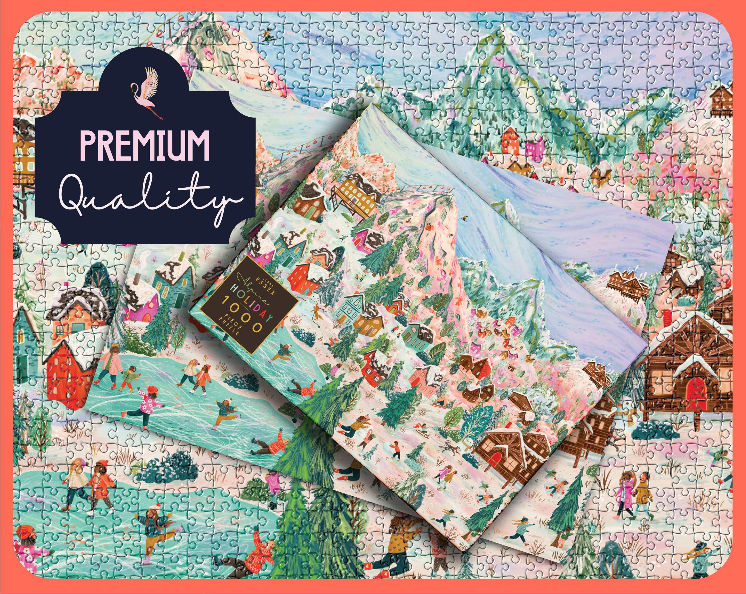 Elena Essex Alpine Holiday puzzle with poster included to guide solving