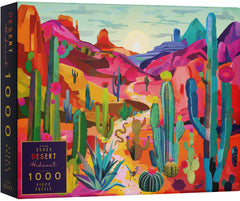 Elena Essex Desert Hideout 1000-piece puzzle with glare-free matte finish for focused assembly.