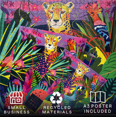Elena Essex jungle cheetah puzzle detail highlighting wildlife for engaging sessions