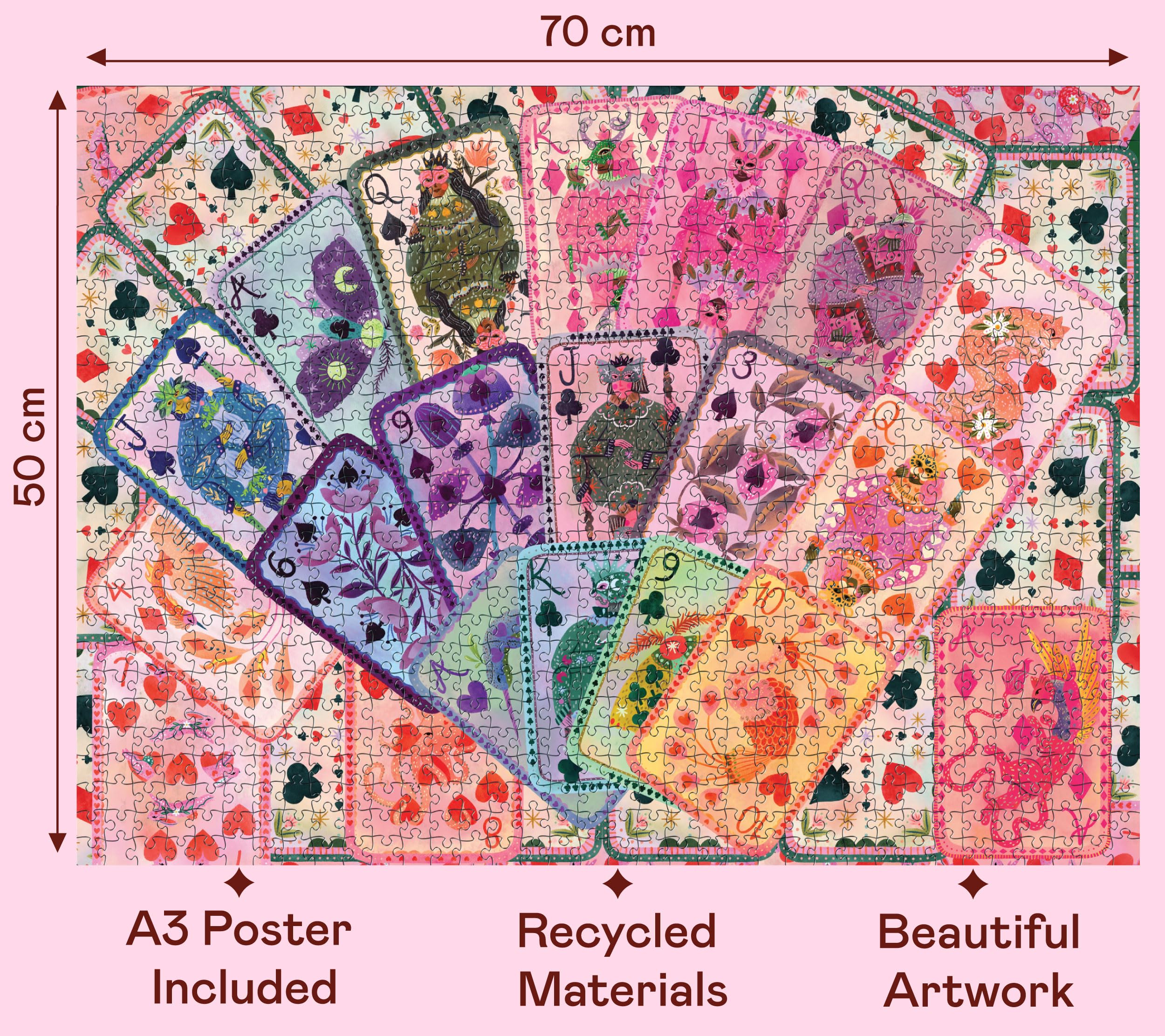 Elena Essex matte finish puzzle glare-free image for easy viewing while assembling