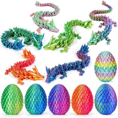 ELETON 3D Dragon Egg Toy shown in vibrant colors for imaginative play and focus.