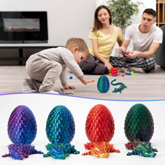 ELETON dragon egg toy with movable joints supports dynamic poses for fidgeting.