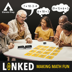 Elevate Prep Linked Math Game group activity accommodates multiple players.