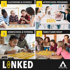 Elevate Prep Linked Math Game teacher guidance helps integrate math challenges.