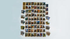 Full-sized 3.5 x 2.5 inch cards for comfortable viewing.