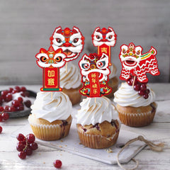 Elevizzle lunar year dessert decorations bring authentic festival flair.