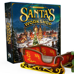 Elf Creek Games Santa's Workshop elf meeples add charm to family game night.