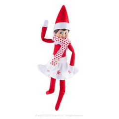 The Elf on the Shelf North Pole design studio details elevate holiday outfits.