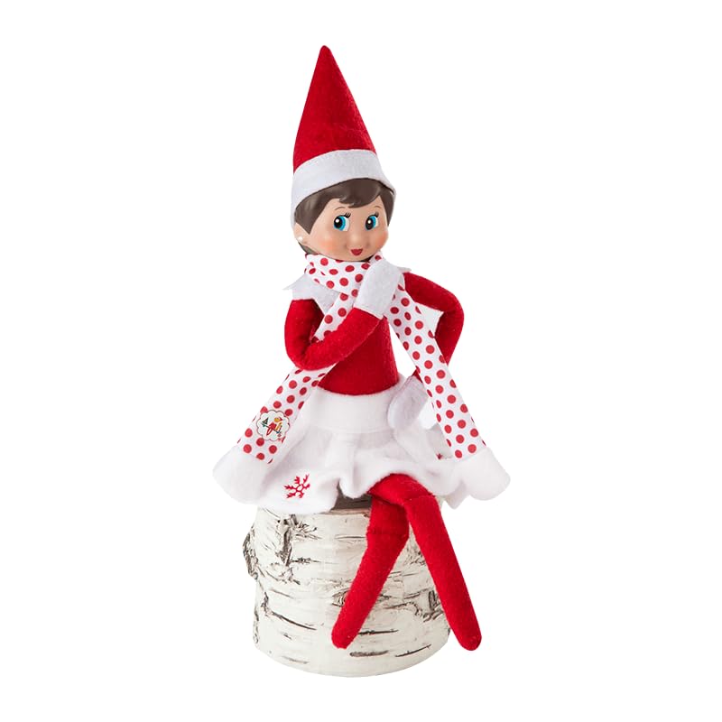 The Elf on the Shelf Claus Couture snowflake skirt adds festive warmth and flair