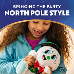The Elf on the Shelf Razzle in a North Pole setting inspires magical home displays.