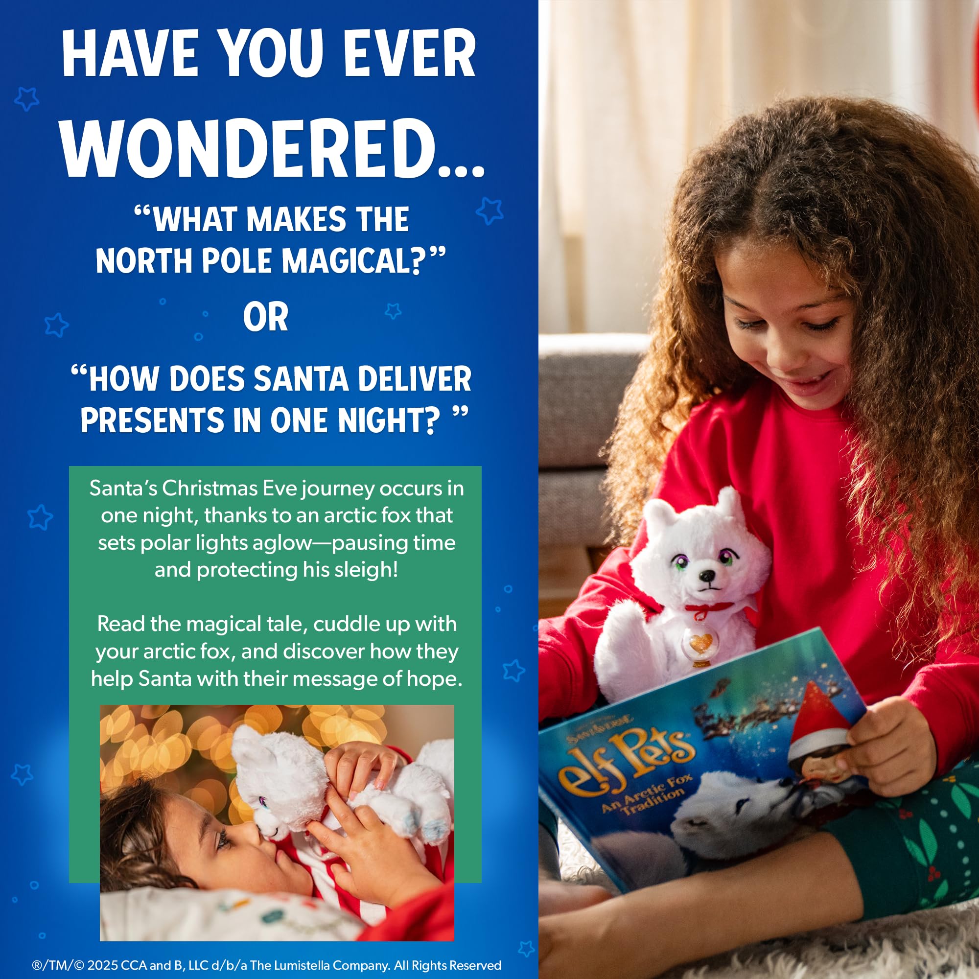 The Elf Pets Arctic Fox embodies gentle magic that may inspire belief and acts of kindness.