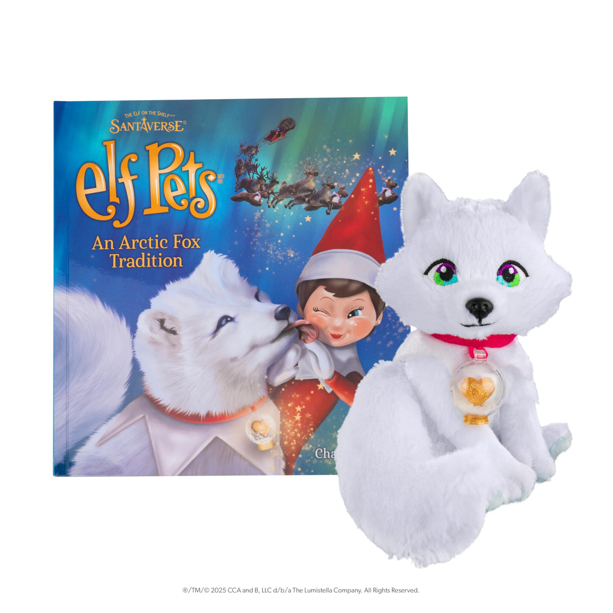 The Elf Pets Arctic Fox plush by The Elf on the Shelf is soft and cuddly for storytelling.