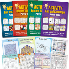 Elfew 4-Pack Activity Books front cover, inviting focused relaxation.