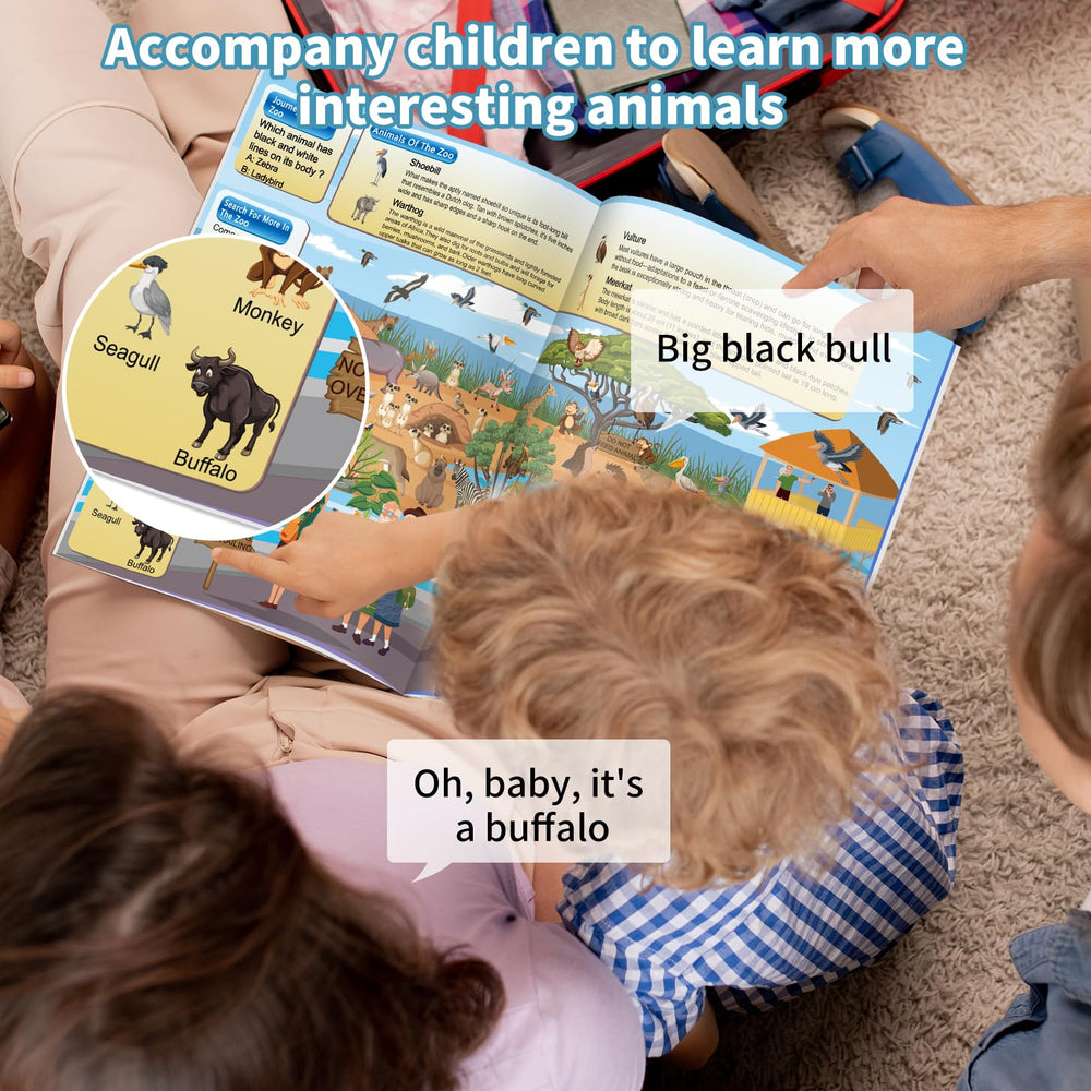 Elfew animal explanations provide four facts per page for curiosity