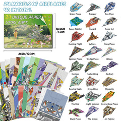 Elfew illustrated instruction book guiding kids through origami steps.