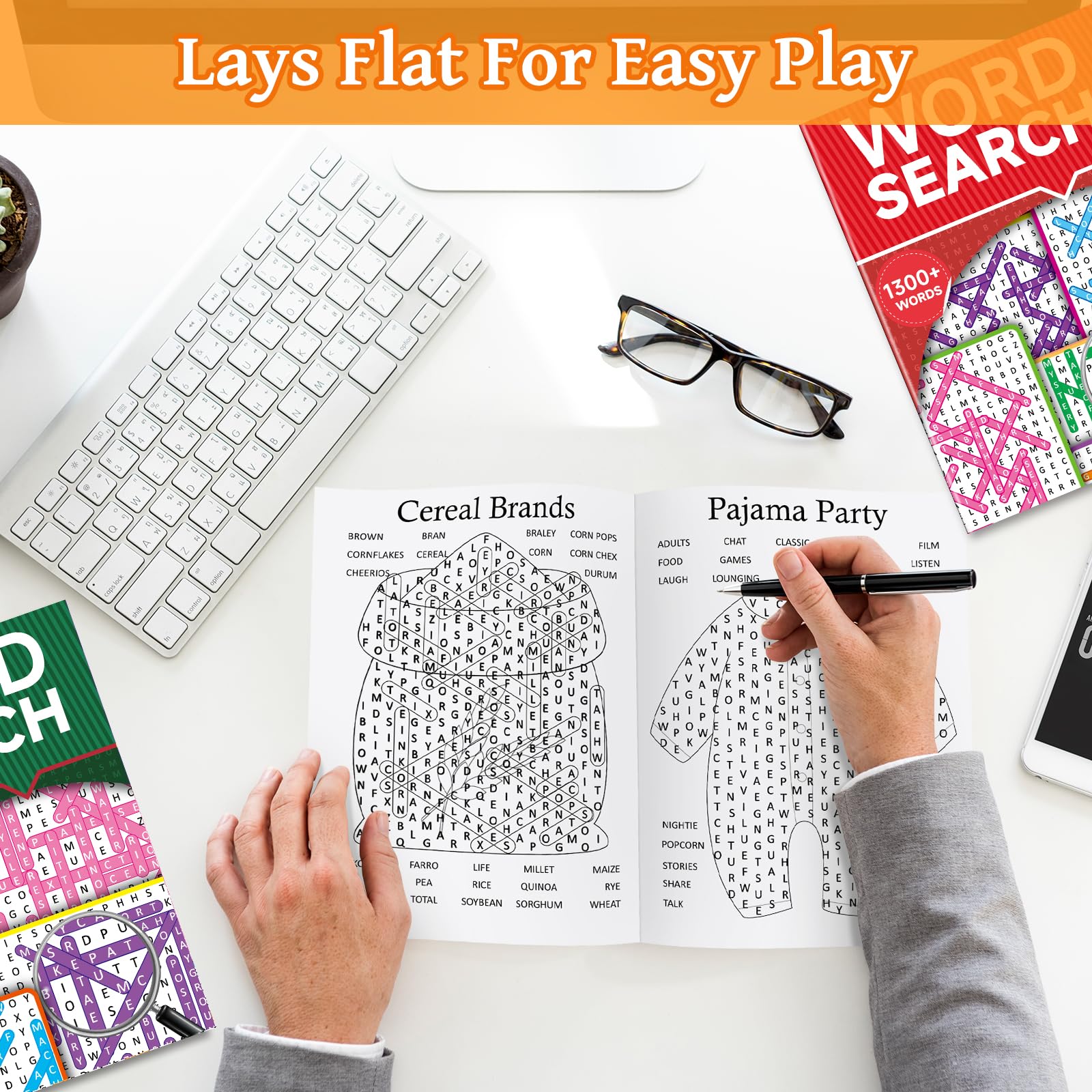Elfew innovative shaped designs offer visual variety and memory-boosting patterns.