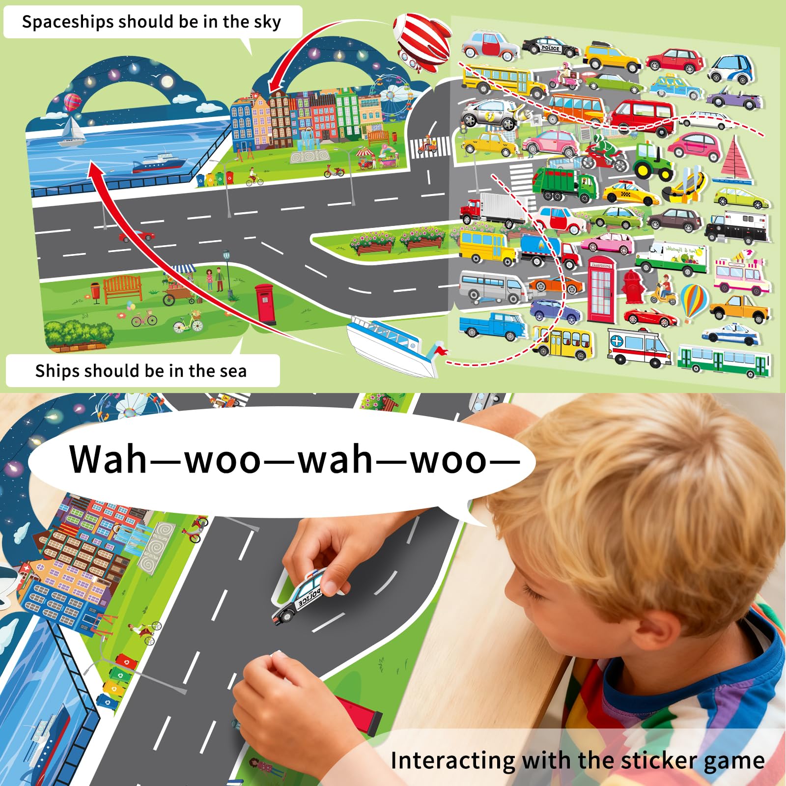 Elfew Puffy Stickers 3D close-up highlights texture and color appeal.