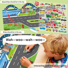 Elfew Puffy Stickers 3D close-up highlights texture and color appeal.