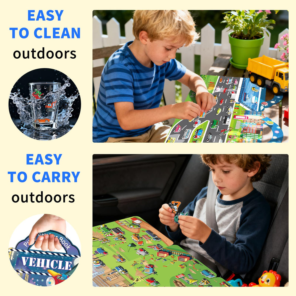 Elfew Puffy Stickers easy peel, no residue on surfaces.