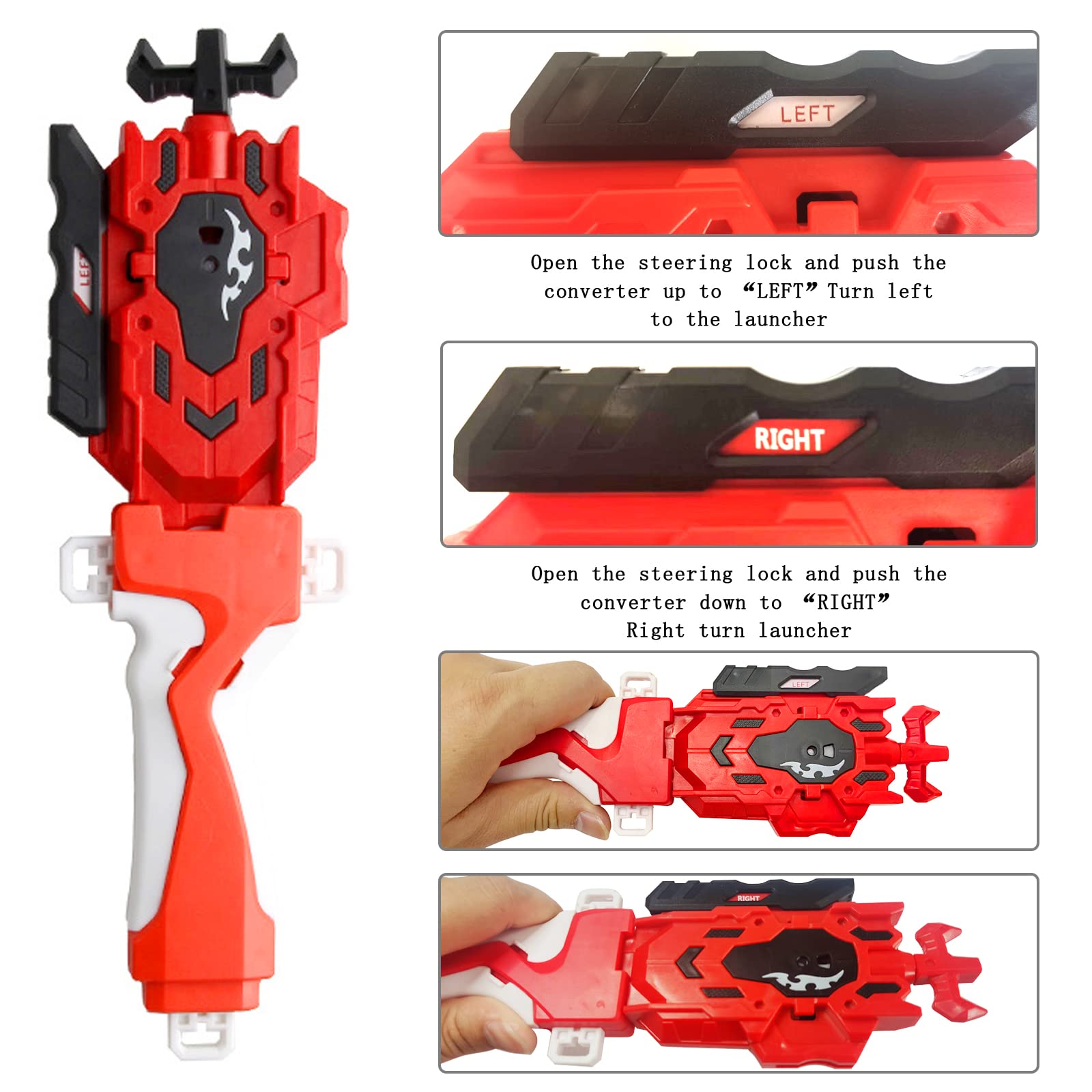 Elfnico burst top blades with alloy ring enable exciting combat.