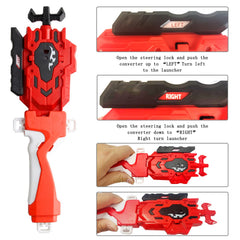 Elfnico burst top blades with alloy ring enable exciting combat.