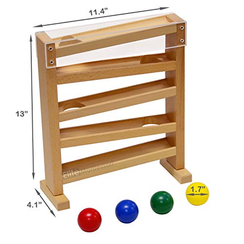 Elite Montessori Ball Tracker child hand grasping builds coordination.