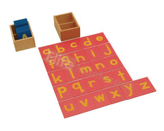 Elite Montessori tracing letters guide finger paths for correct strokes.