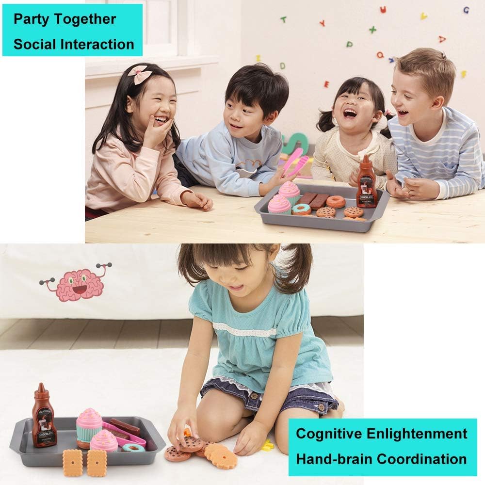 Elitoky Cookie Play Food Set: child-friendly play session with pretend food
