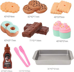 Elitoky Cookie Play Food Set: safe ABS plastic and toxin-free paint for safe play