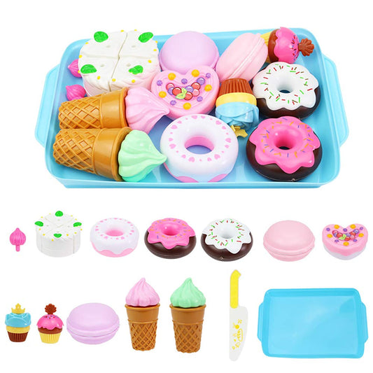 Elitoky Play Desserts donuts and cupcakes for imaginative pretend play.