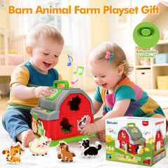 Ellinjan cow block engages sensory exploration with soft visuals and pretend care.