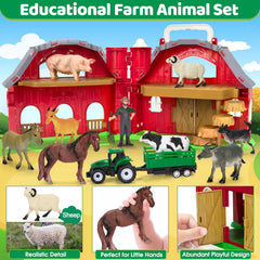 Ellinjan cow figurine helps kids learn animal names during playtime.