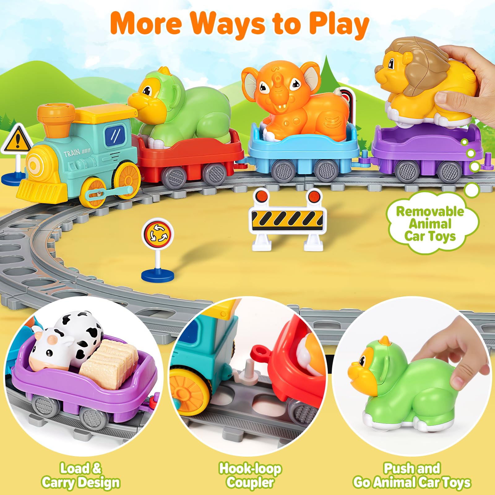 Ellinjan curved-straight-tracks enable versatile layouts and creative railway adventures.