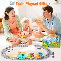 Ellinjan lights and music provide a cheerful play backdrop