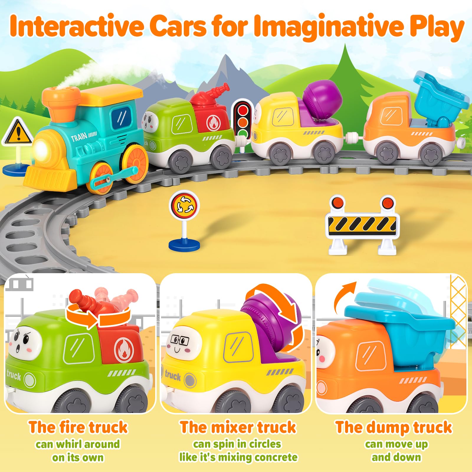 Ellinjan traffic signs invite pretend journeys and storytelling