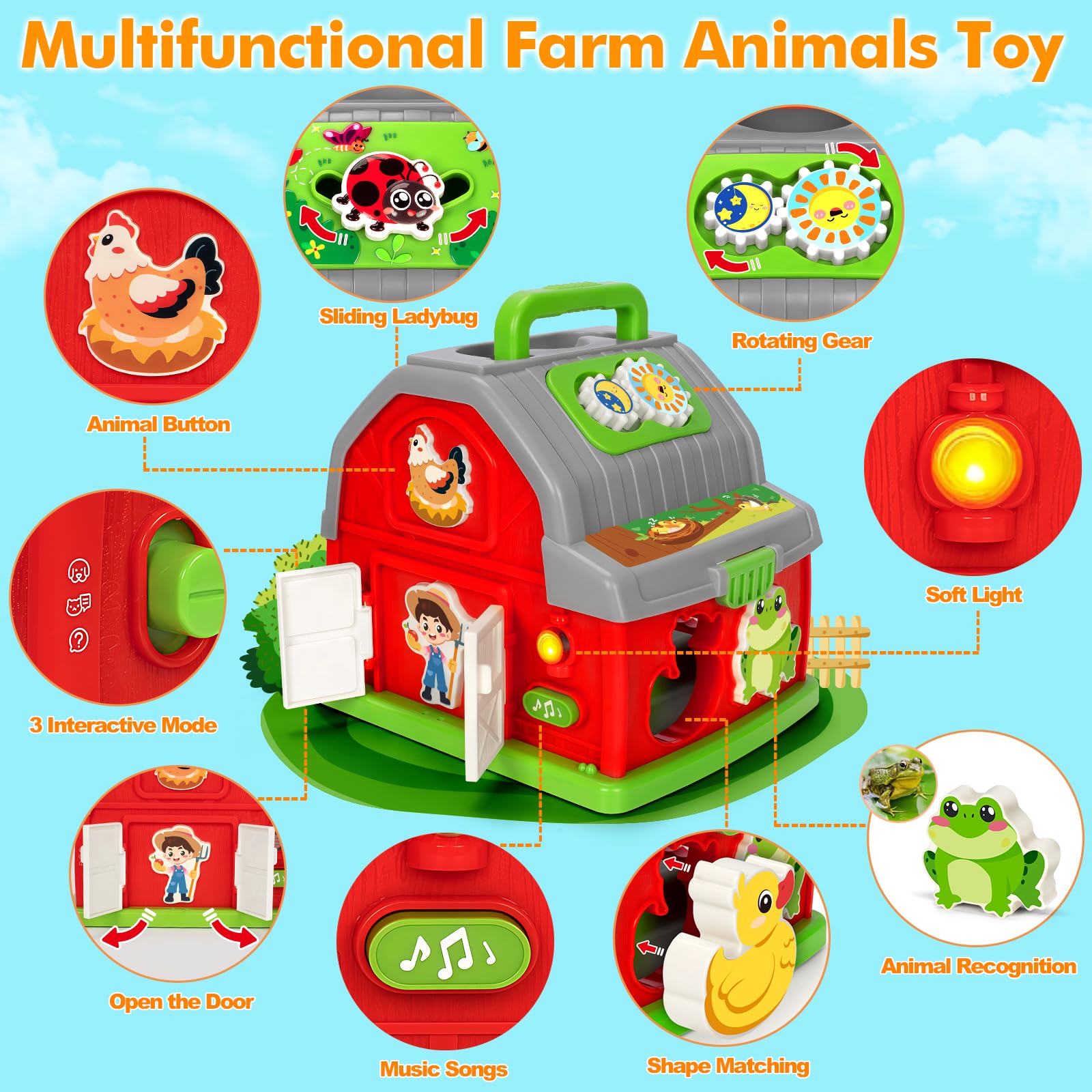Ellinjan farmer figure enhances role-play and vocabulary during engaging learning sessions.