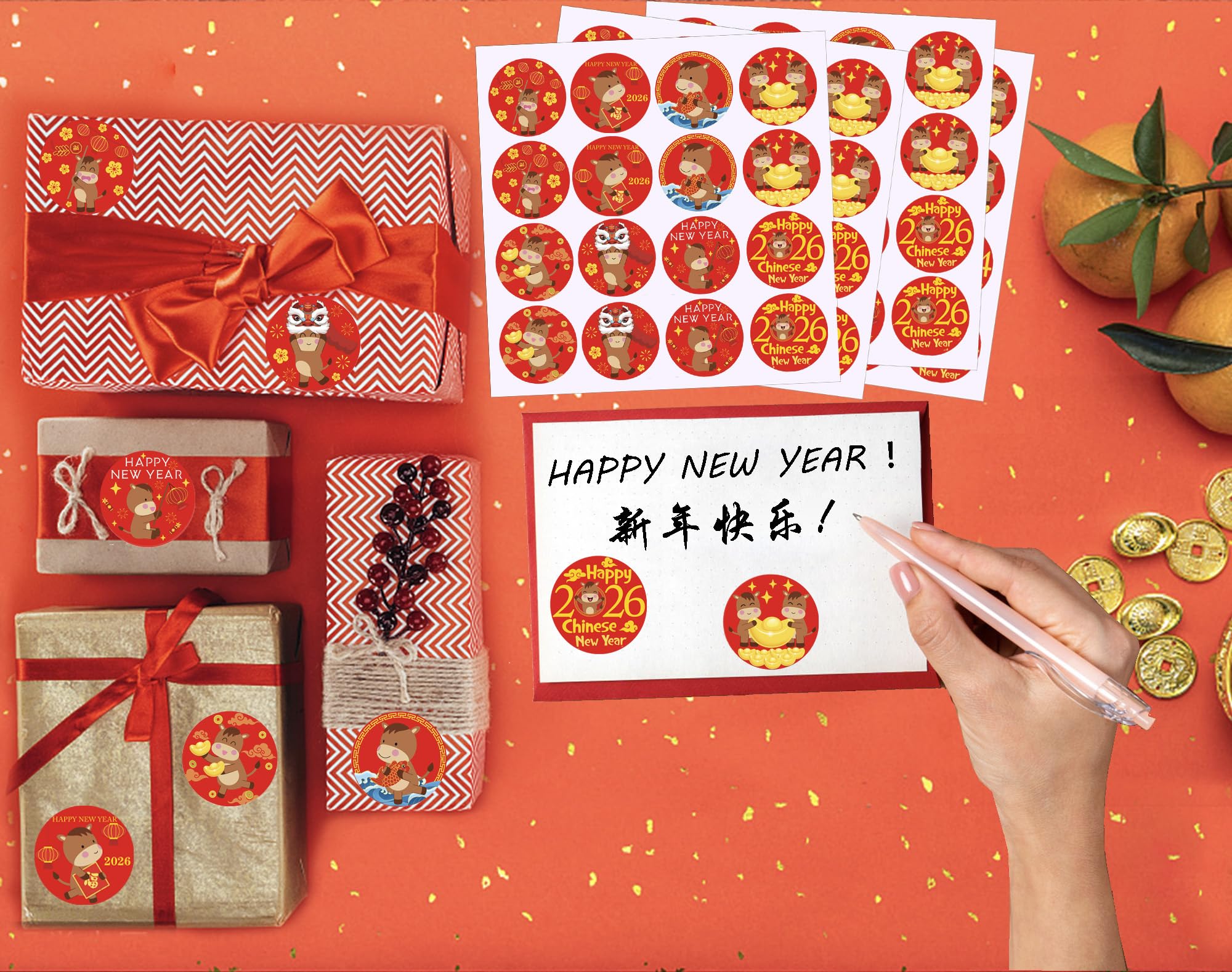 Ellzk 256-count set for quick decor and DIY toppers.