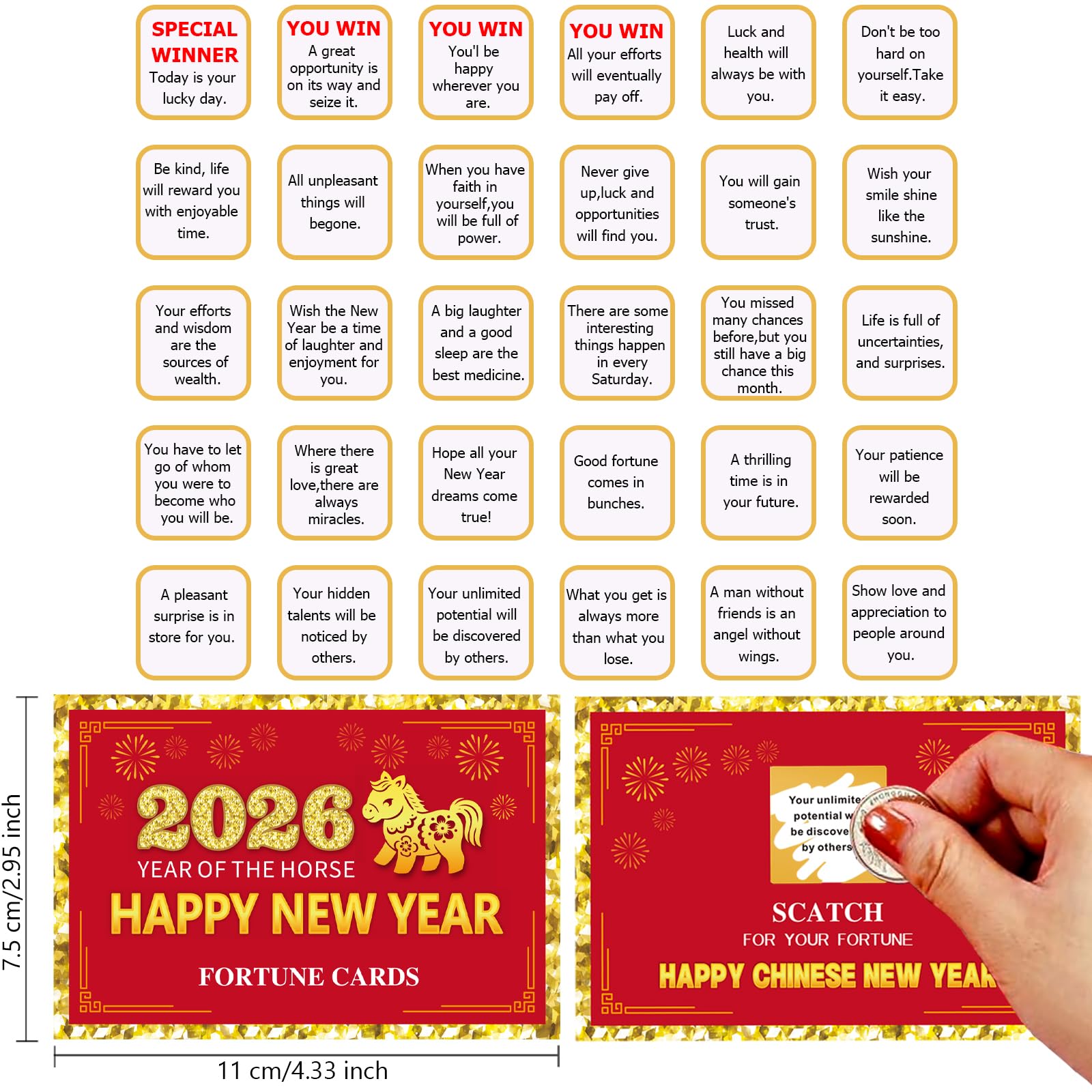 Ellzk durable laminated cardstock ensures waterproof, long-lasting use during celebrations.