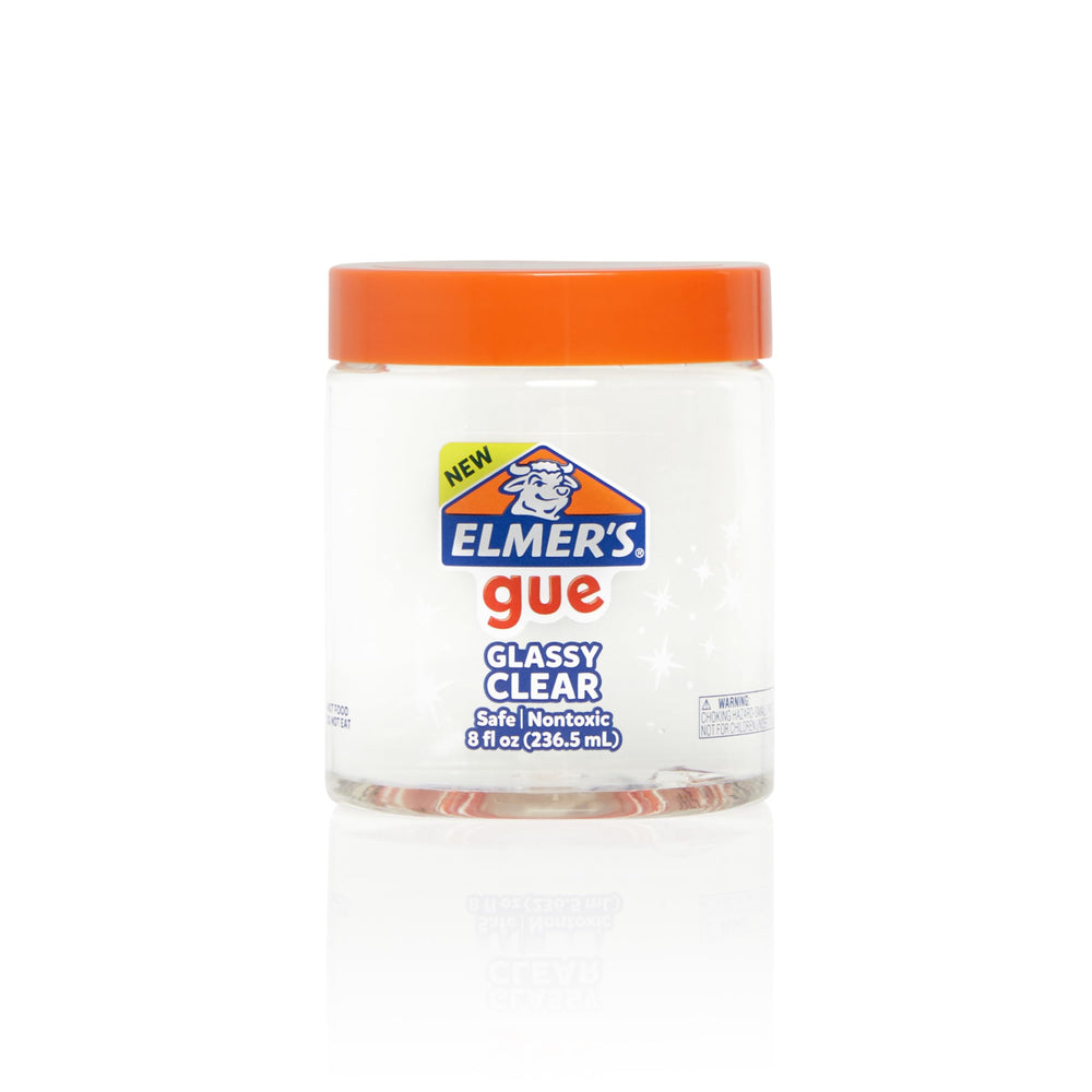 Elmer's Gue add-ins ready base slime showcases colors beautifully.