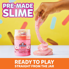 Elmer's Gue rainbow sprinkle add-ins add crunchy texture and color.