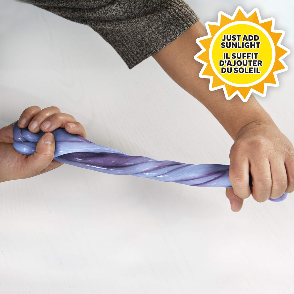 Sunlight triggers colour change in Elmer's glue for slime