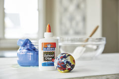 Elmer's washable glue showing easy cleanup after projects