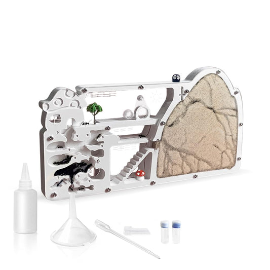 ELNMLHT ant farm castle double‑sided view for immersive observation and learning.