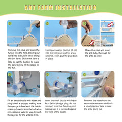 ELNMLHT ant farm tool kit contents for setup and ongoing care.